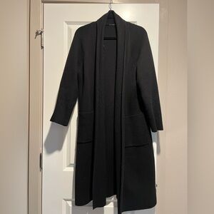 Tahari Duster Coat in Black (small)